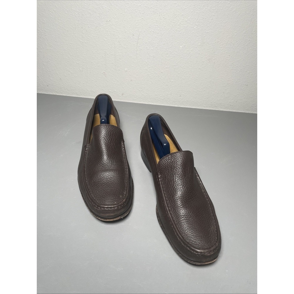 COLE HAAN C05140 Pebbled Pinch Slip-On Brown Casual Moc Loafers Men's Size 11 M - Picture 8 of 8